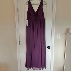 NWT Azazie bridesmaid dress Tanicia dress grape size 16